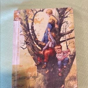 Vintage Children's Book with Tree Illustration